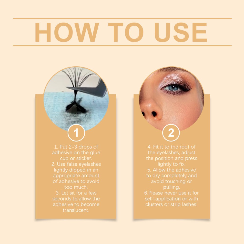 False Eyelash Adhesive Eyelash Glue Qui-drying Stereotyping