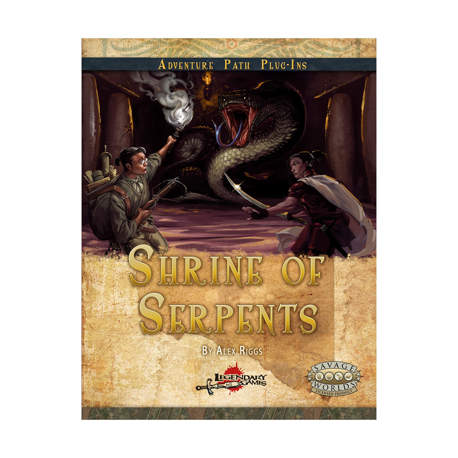 Legendary Savage Worlds Shrine of Serpents (Savage Worlds) New