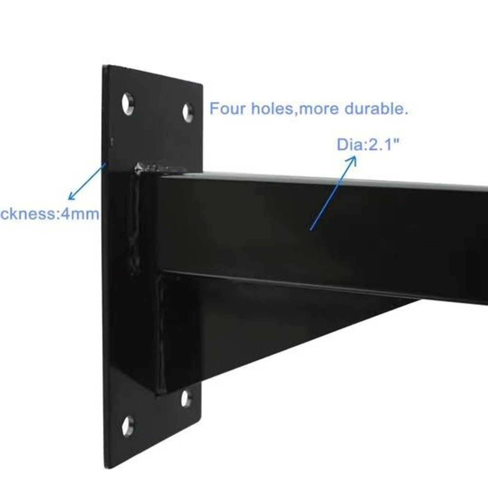 Missing Hardware, Wall Mounted Pull Up Bar CD-DG10 Black Steel