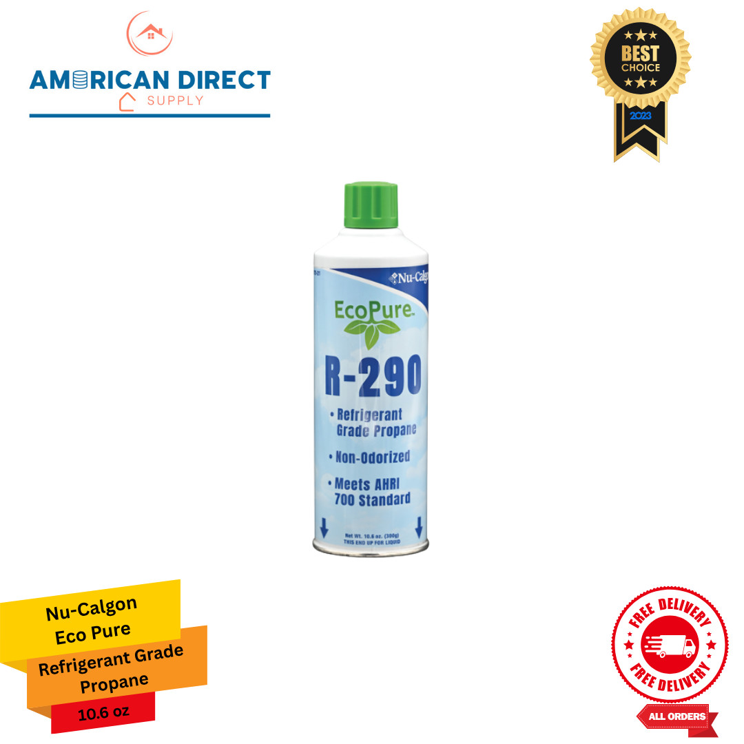 Nu-Calgon 4175-21 EcoPure R290 Refrigerant (Propane), 10.6 oz.