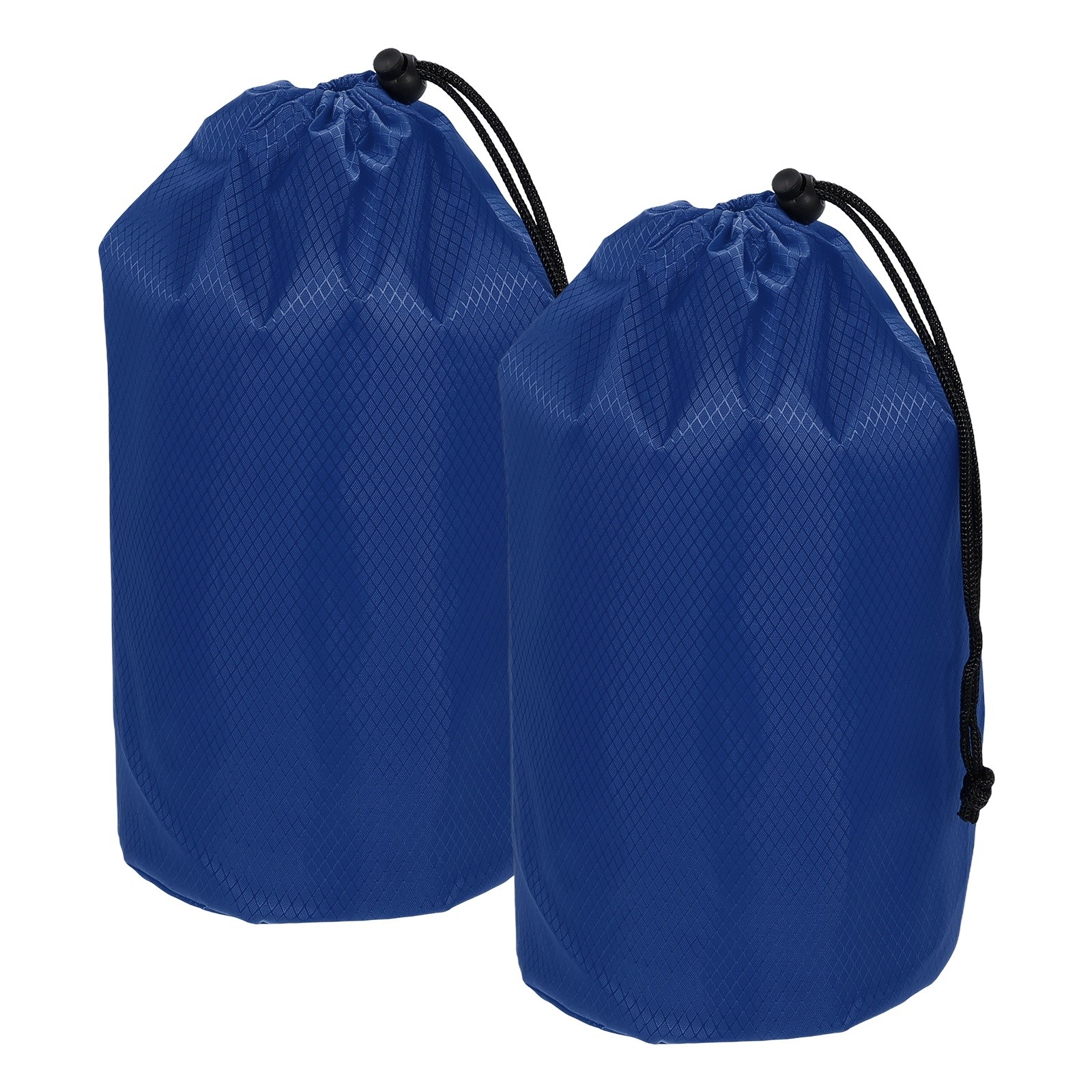Stuff Sack, Waterproof Ditty Bags with Toggle 6x12In & 2 Pack & Sapphire
