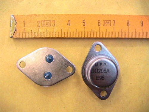 3x High Voltage Transistor BU208D 1500V 8A NPN High Quality Brand Transistor + Diode