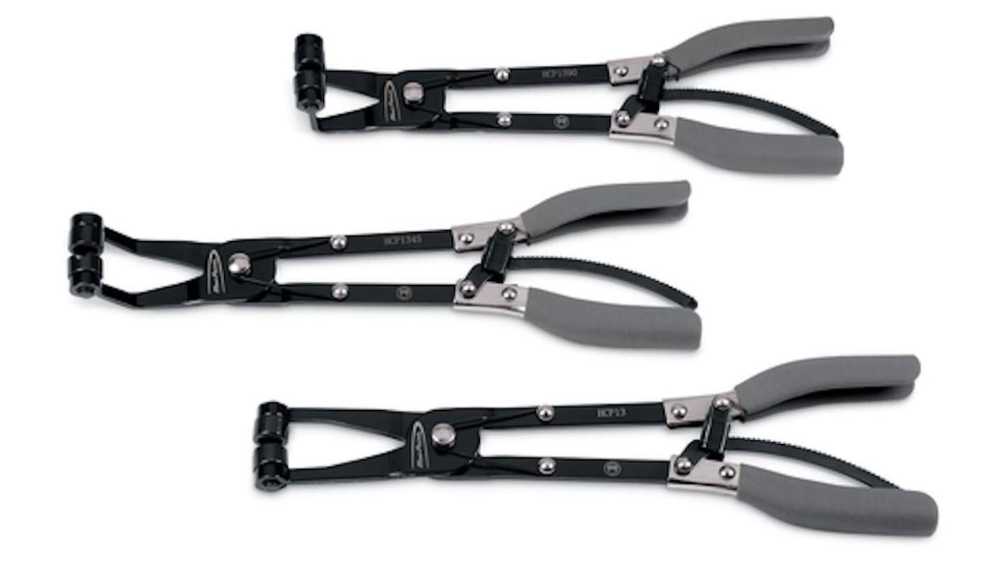 Snap-On Blue Point HCP313 Set of 3 Adjustable Heavy Duty Hose Clamp Pliers Set