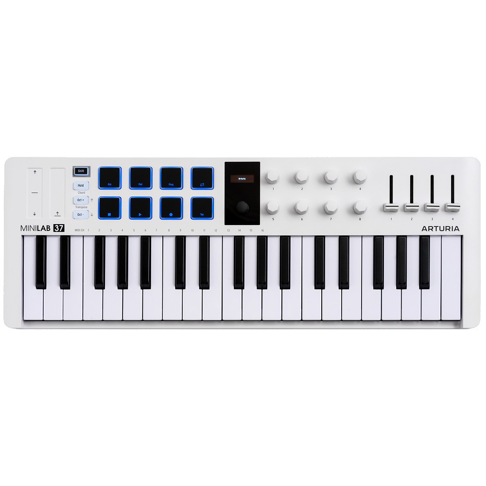 Arturia MiniLab 37 MK3 37-Key MIDI Controller - White