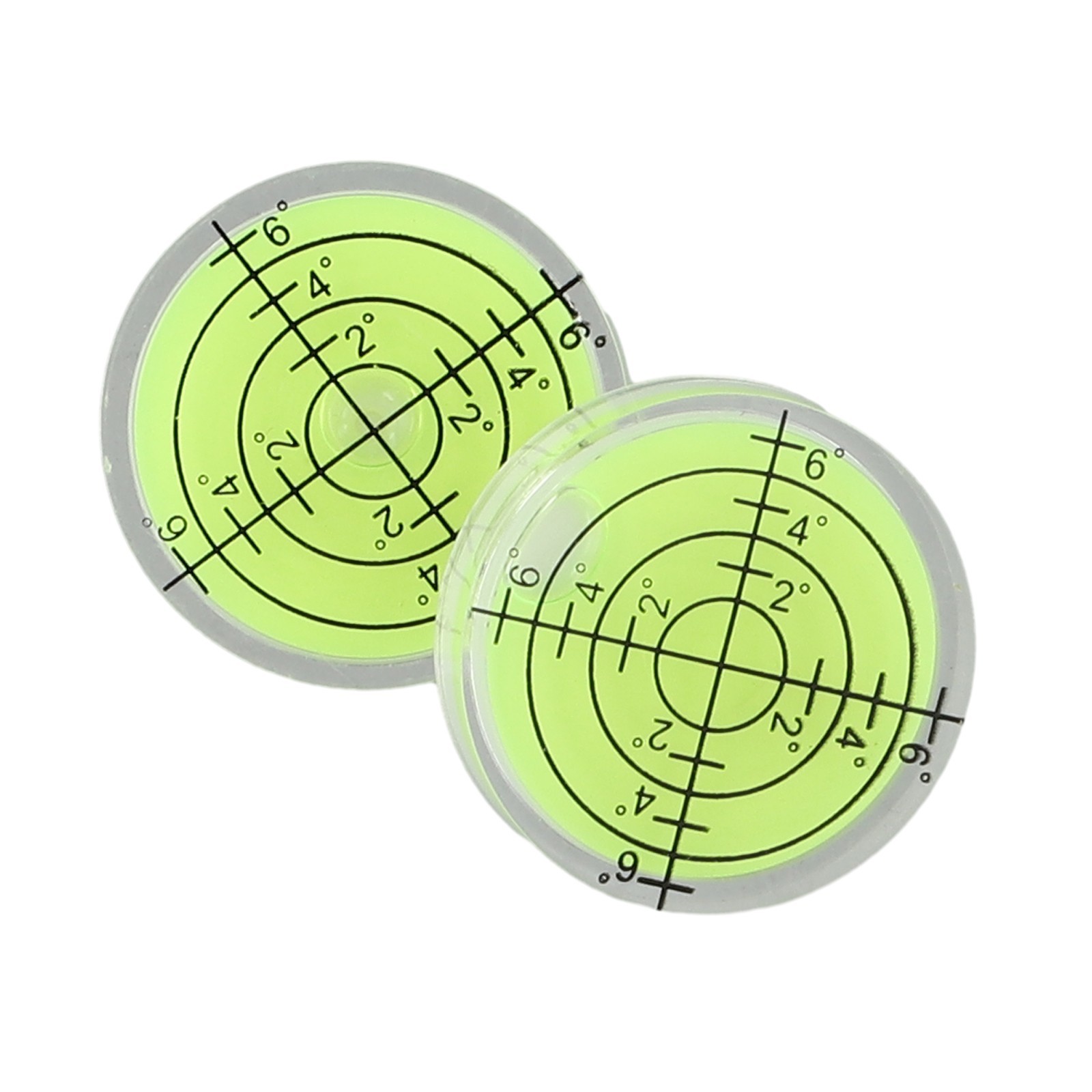 2 Pcs Wear Resistant Degree Mark Bubble Level 32 * 7mm Precision Bubble Level