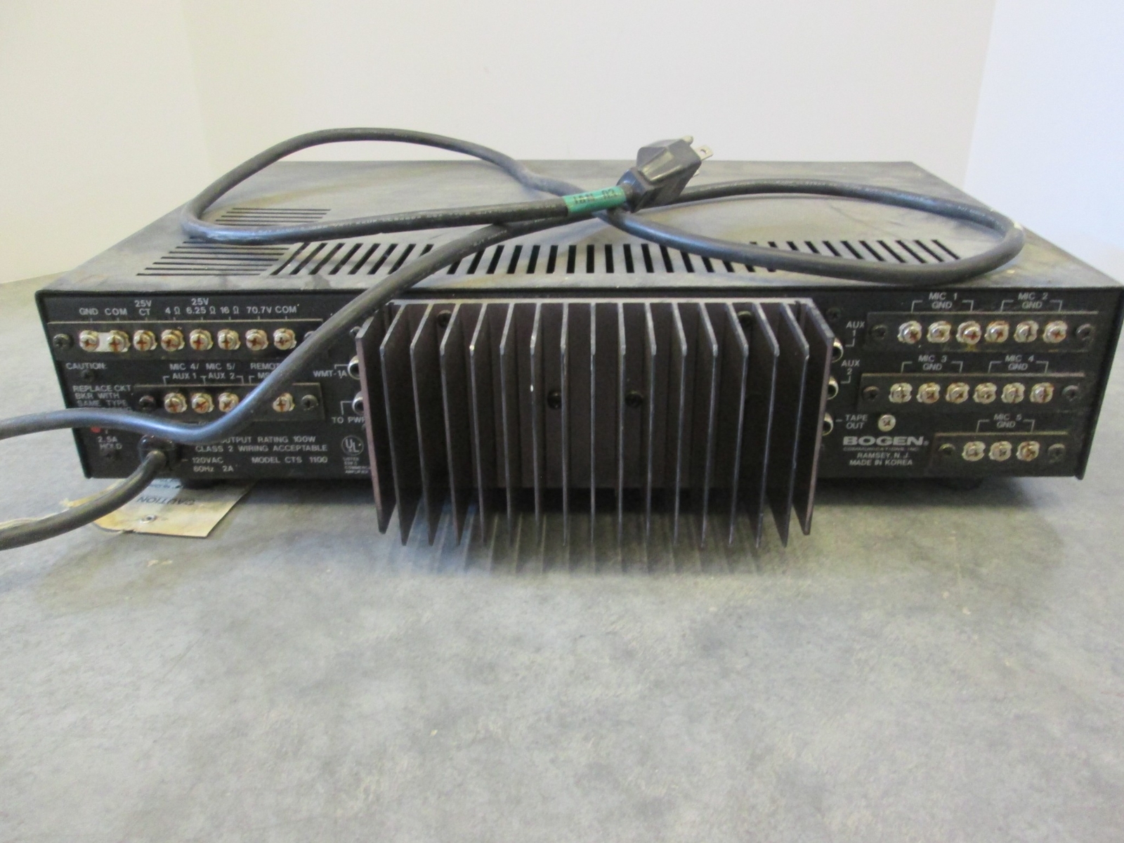 Bogen, Acoustic Equalizer, CTS-1100, Used