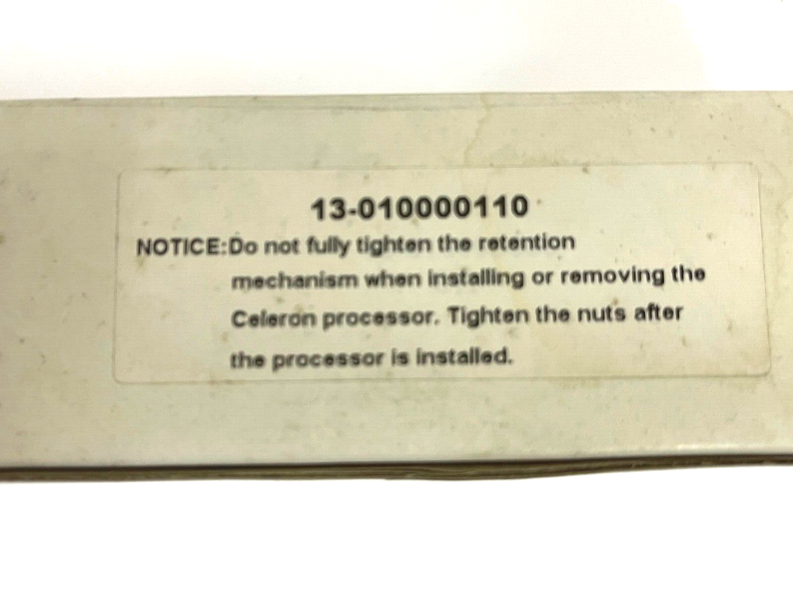 NEW CELERON SLOT 1 UNIVERSAL RETENTION MODULE - NEW IN WHITE BOX DSPS