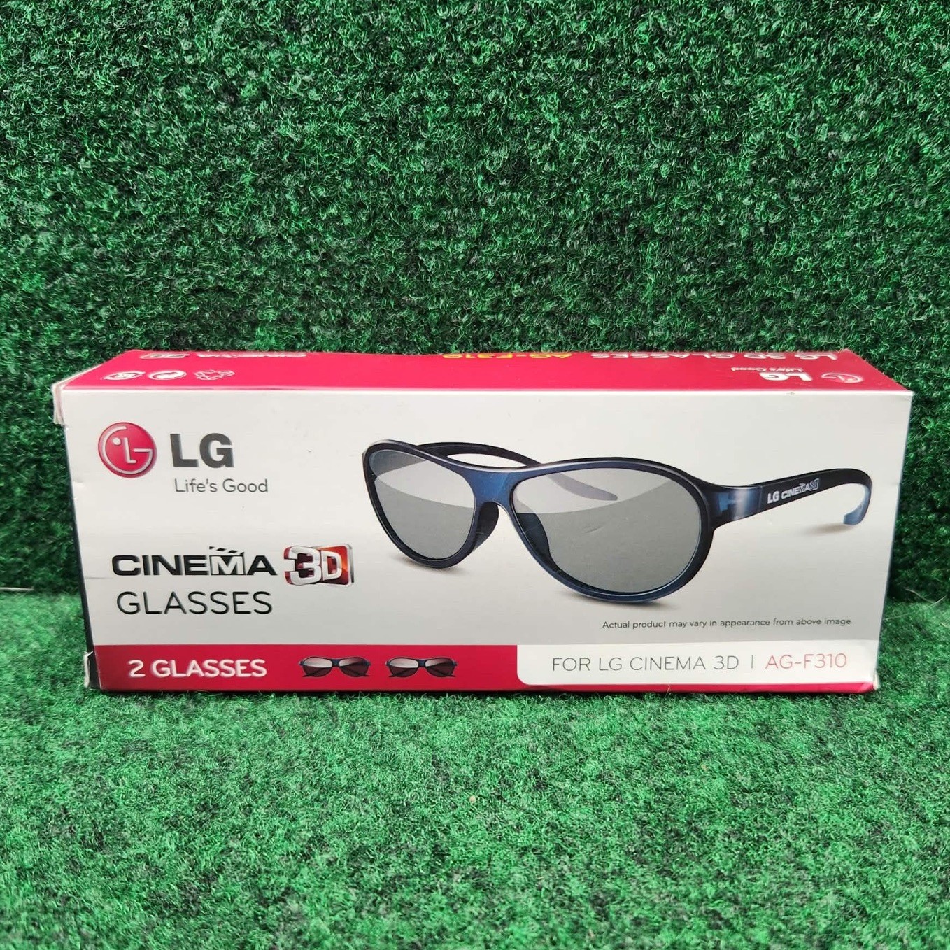LG Cinema 3D Glasses AG-F310 Brand New Black 2 Pack Genuine OEM Original