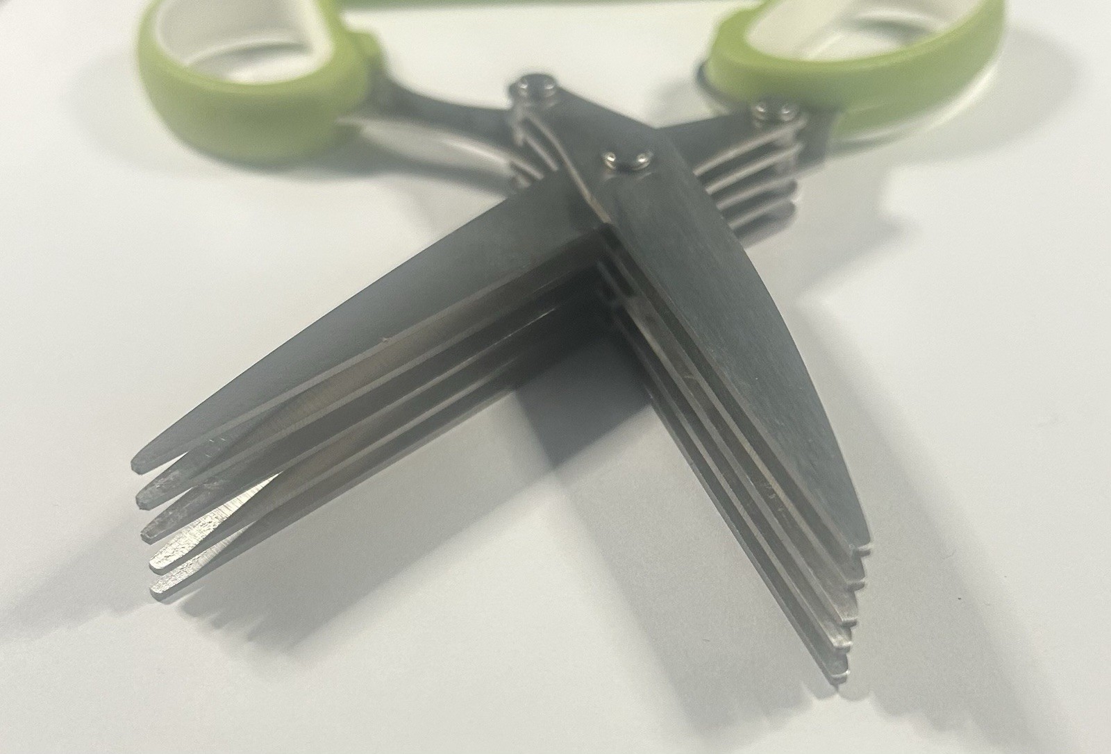 NEW Herb Scissors 5 Blade Multipurpose Kitchen Shears w/ Herb Stripper & Cover