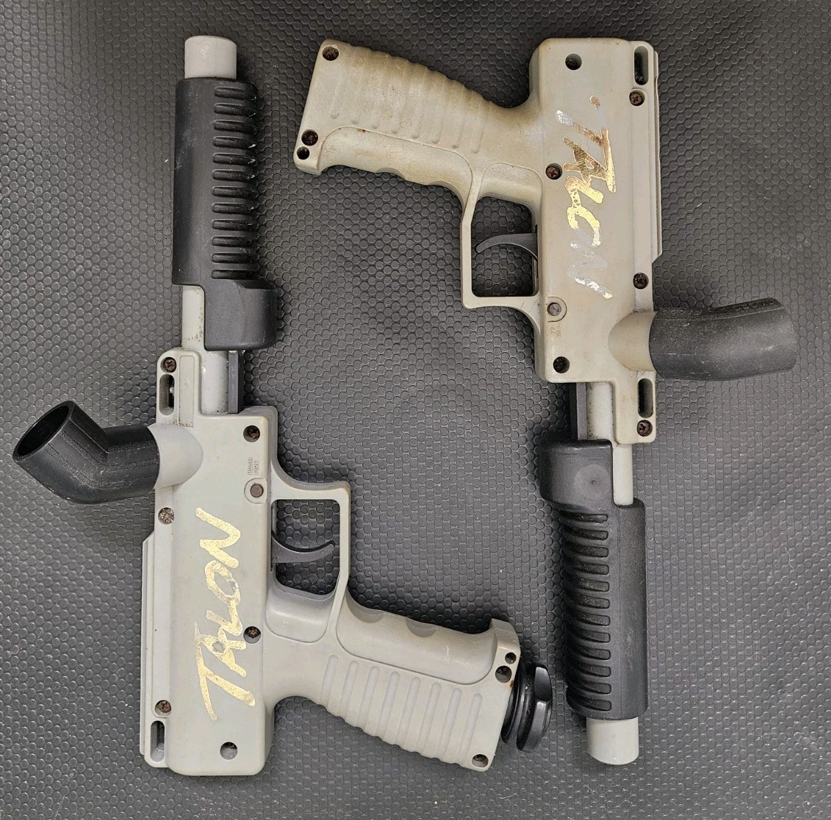 2x Brass Eagle Talon Paintball Marker Gun Pump Action *Untested Parts Or Repair*