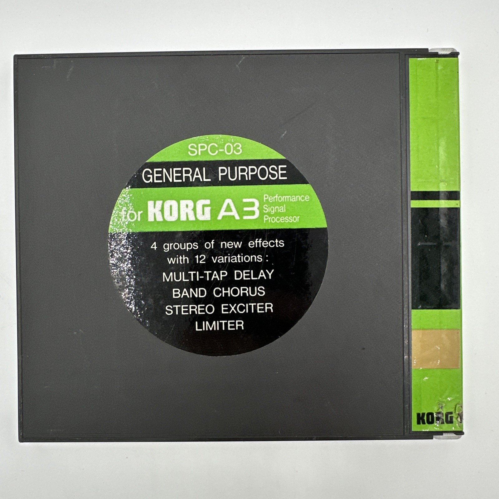 KORG A3 Performance Signal Processor SPC-02 Studio Card, SPC-03 General Purpose