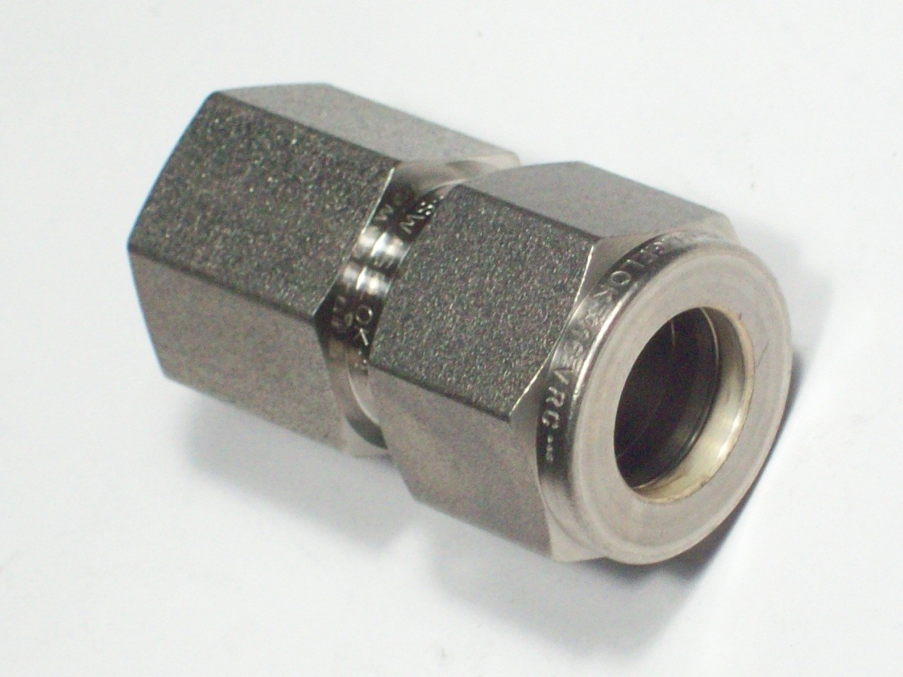 1-  Swagelok Stainless Steel Connector,  1/2" OD Tube x 1/4" FNPT,  SS-810-7-4