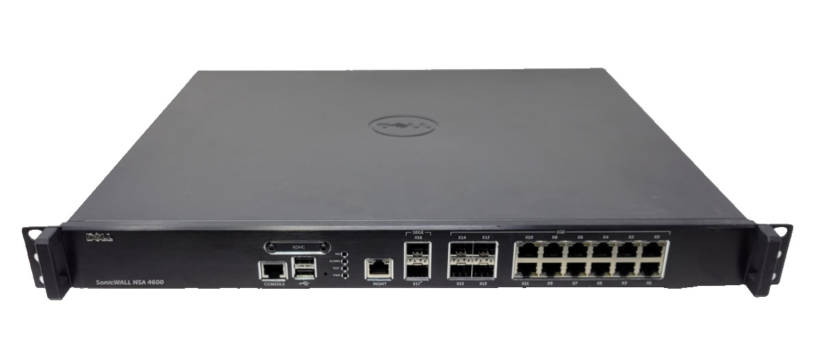 Dell SonicWALL NSA 4600 Network Security Appliance Firewall  - TESTED