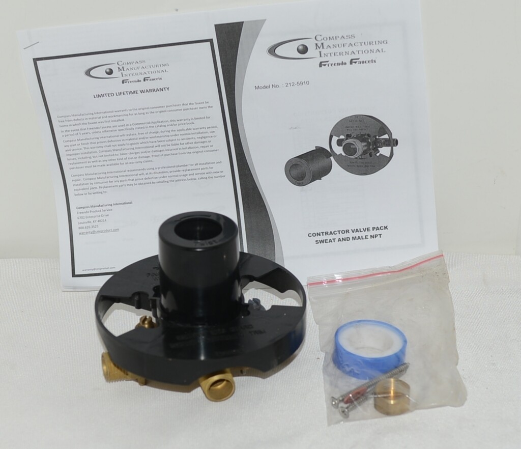 Compass Manufacturing Internation 212-5910 Contractor Valve Pack Male NPT
