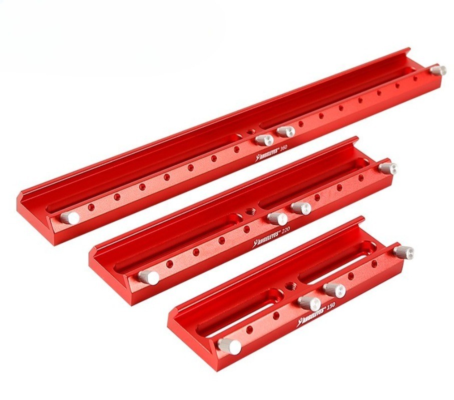 Red Dovetail Groove for Star-seeking and Guiding Base Expansion Slot (70-445mm)