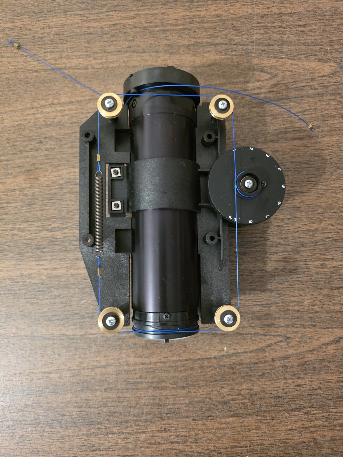 LEICA DMR GERMANY 888002 LAMP DIAPHRAGM ASSEMBLY MICROSCOPE PART OPTICS