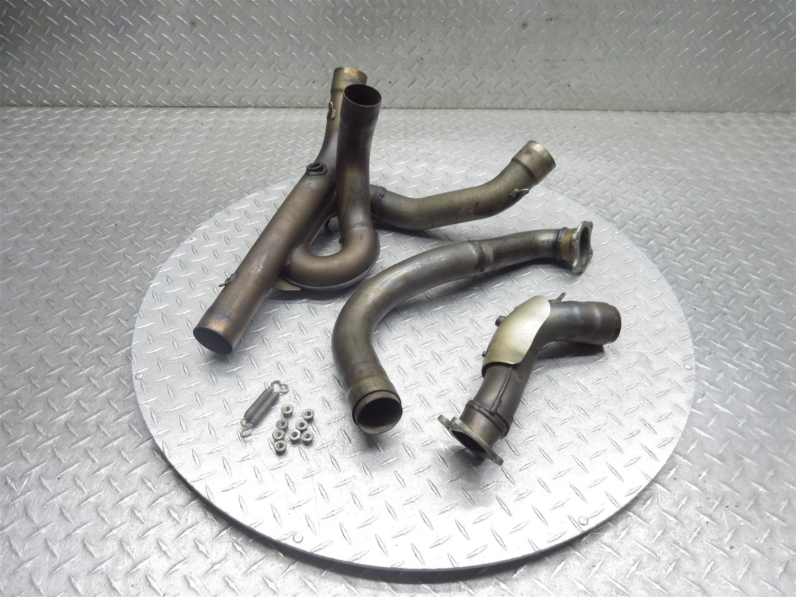 2009 09-14 Aprilia RSV1000R OEM Exhaust Headers Head Pipes Manifold