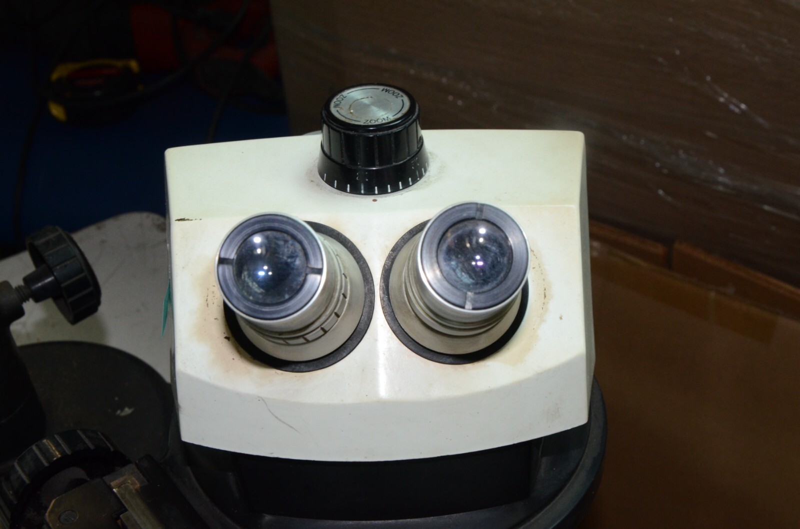 Bausch & Lomb Stereo Zoom 7 Tri-Nocular Microscope 10X Objectives Camera Stand