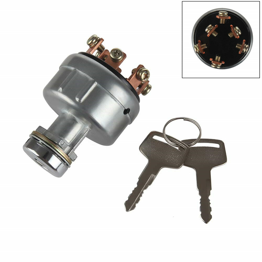 Ignition Switch with key for Kobelco SK200-3 SK200-5 SK120-5 SK200LC-5 SK200-6