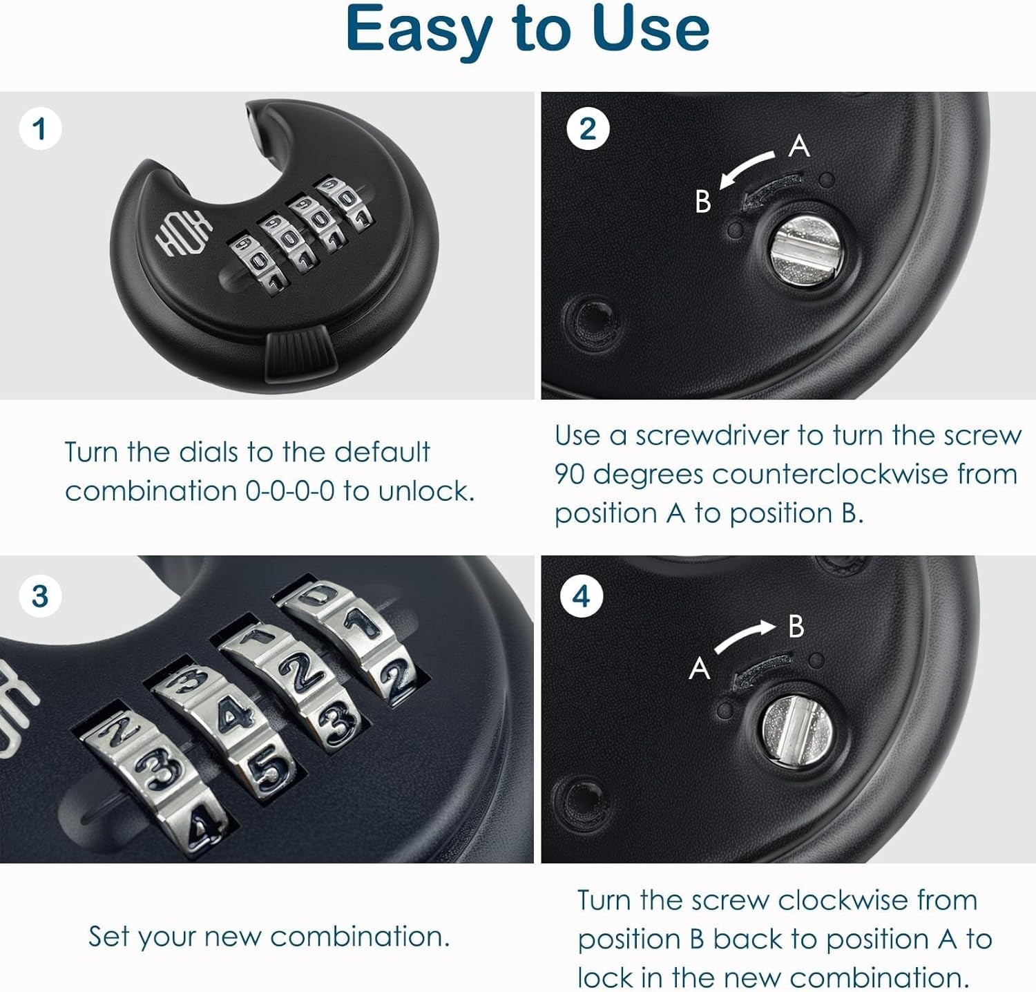 HOX COMBINATION LOCK