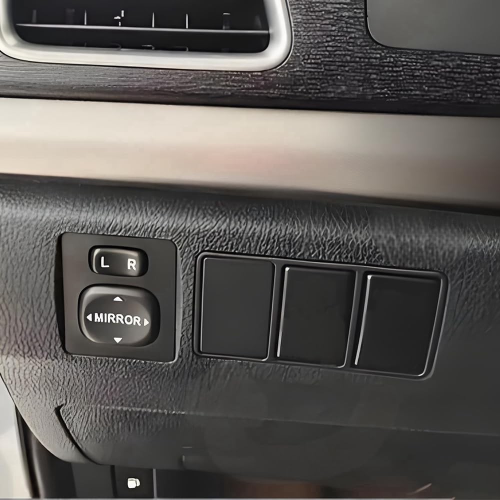 8 Pcs Rocker Switch Panel Cover ABS Rectangular Blank Snap-in