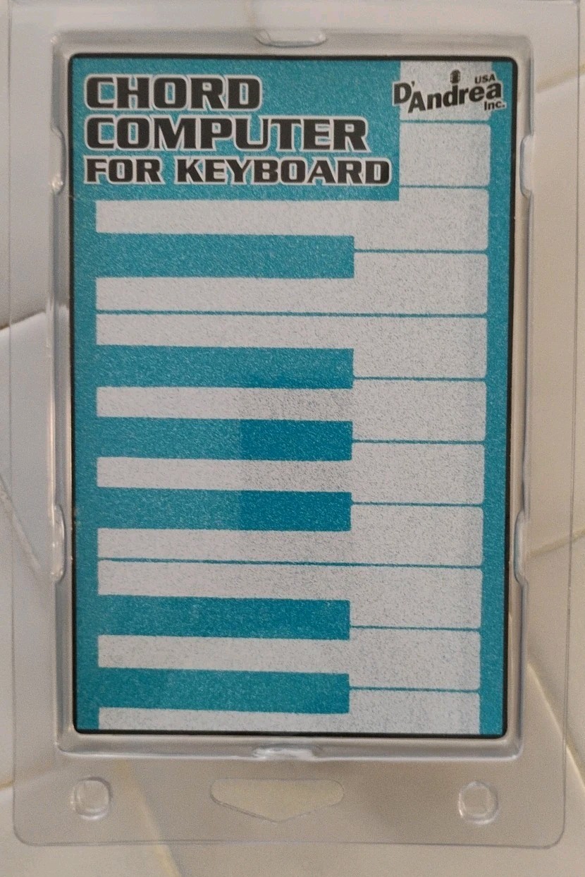 D'Andrea Chord Computer For Keyboard. Open Box New