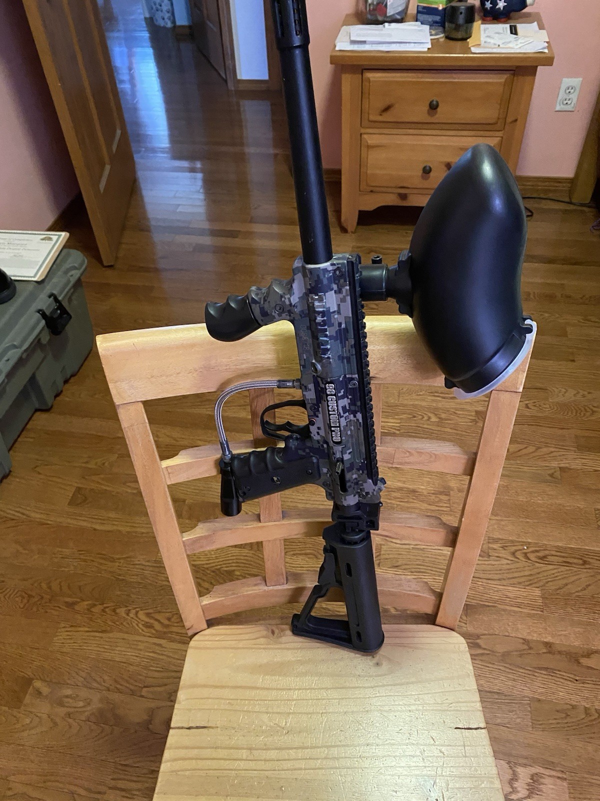Tippmann 98 Custom Paintball Marker Tippmann Folding Stock