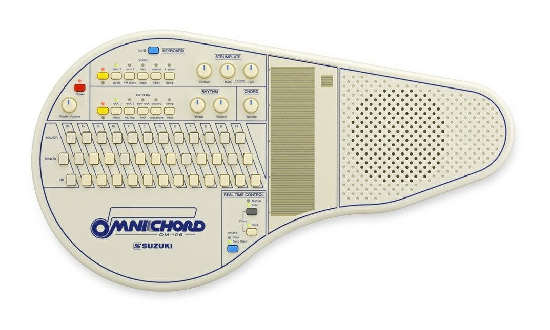 Suzuki Omnichord OM-108 OM108 Strumplate Auto Bass Chord Electronic Musical
