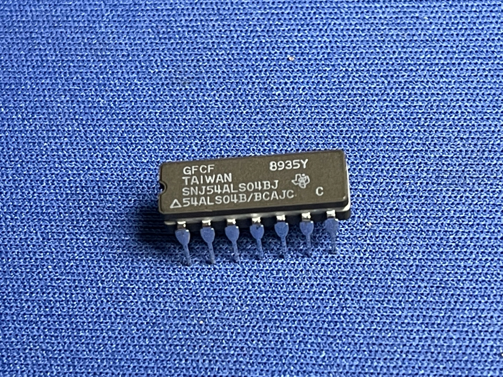 SNJ54ALS04BJ 54ALS04B/BCAJC TI 14-PIN CERDIP NEW VINTAGE 1989 MILSPEC RARE QTY-1