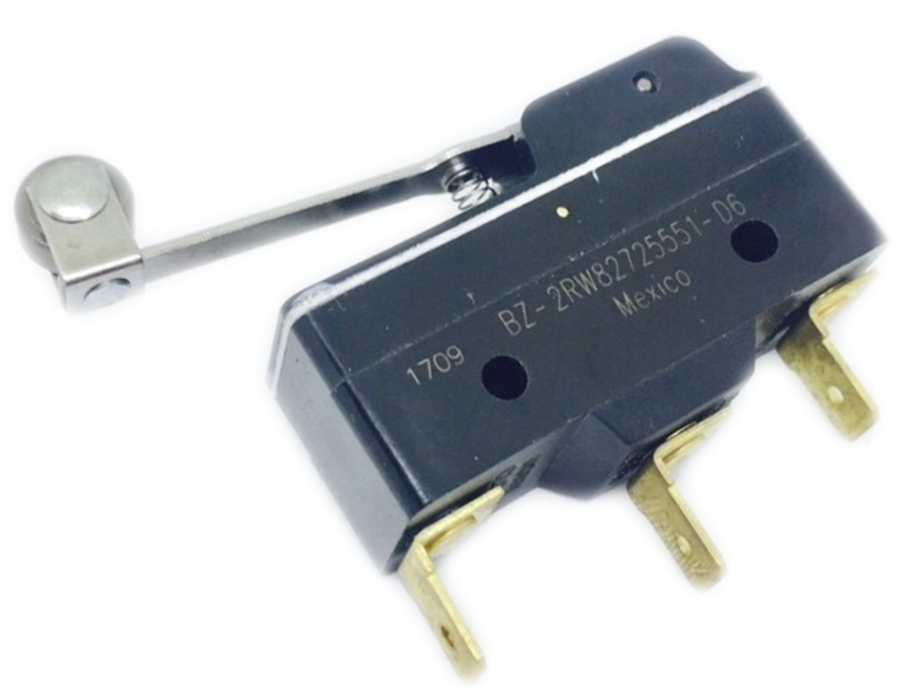 BZ-2RW82725551-D6 Switch Snap Action N.O./N.C. SPDT Roller Lever Quick Connect 1
