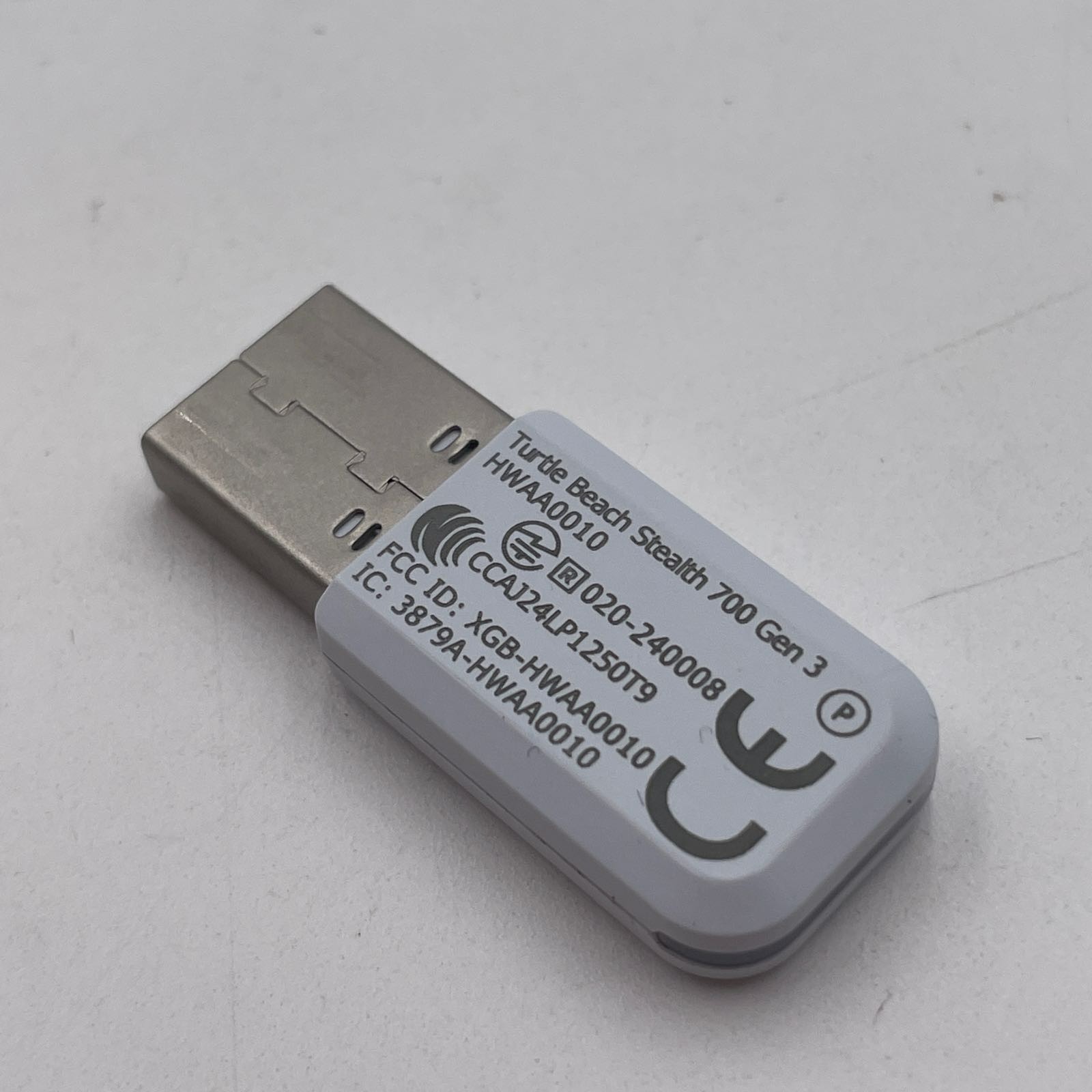 Turtle Beach Stealth 700 GEN 3 USB Replacement Dongle for Windows HWAA0010 White