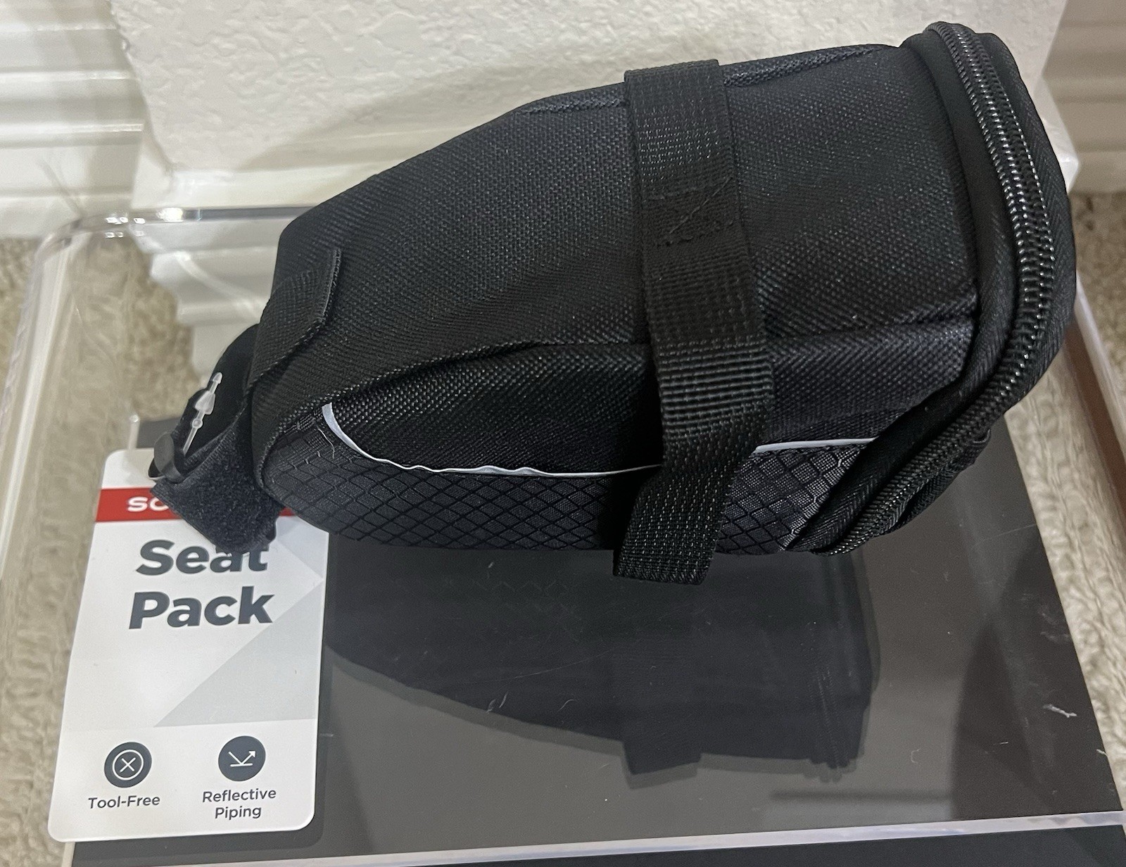 SCHWINN Bicycle Under Seat Pack Post Bag Water Resistant Nylon Reflective