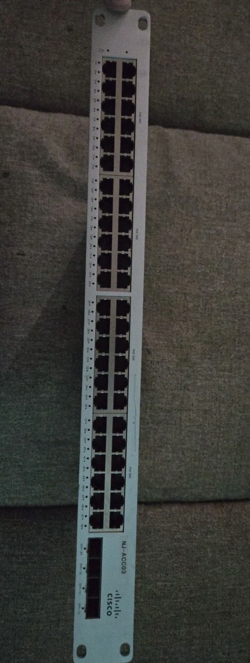 Cisco Meraki 48port Switch- Nj-QCC03 In Great Shape Doul Power Supply