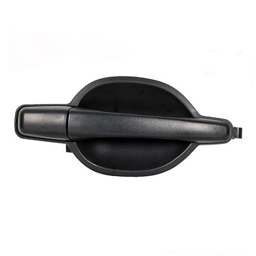 Outside Door Handle Black Textured Compatible with Mitsubishi Rear Left