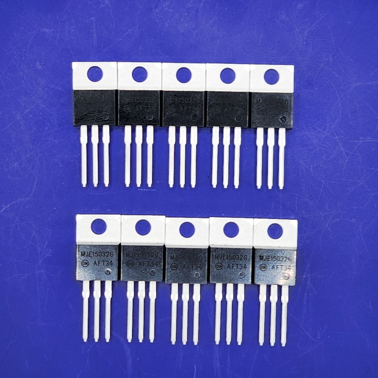5 ea MJE15032G & MJE15033G Genuine Onsemi Transistors Fastest Free Shipping