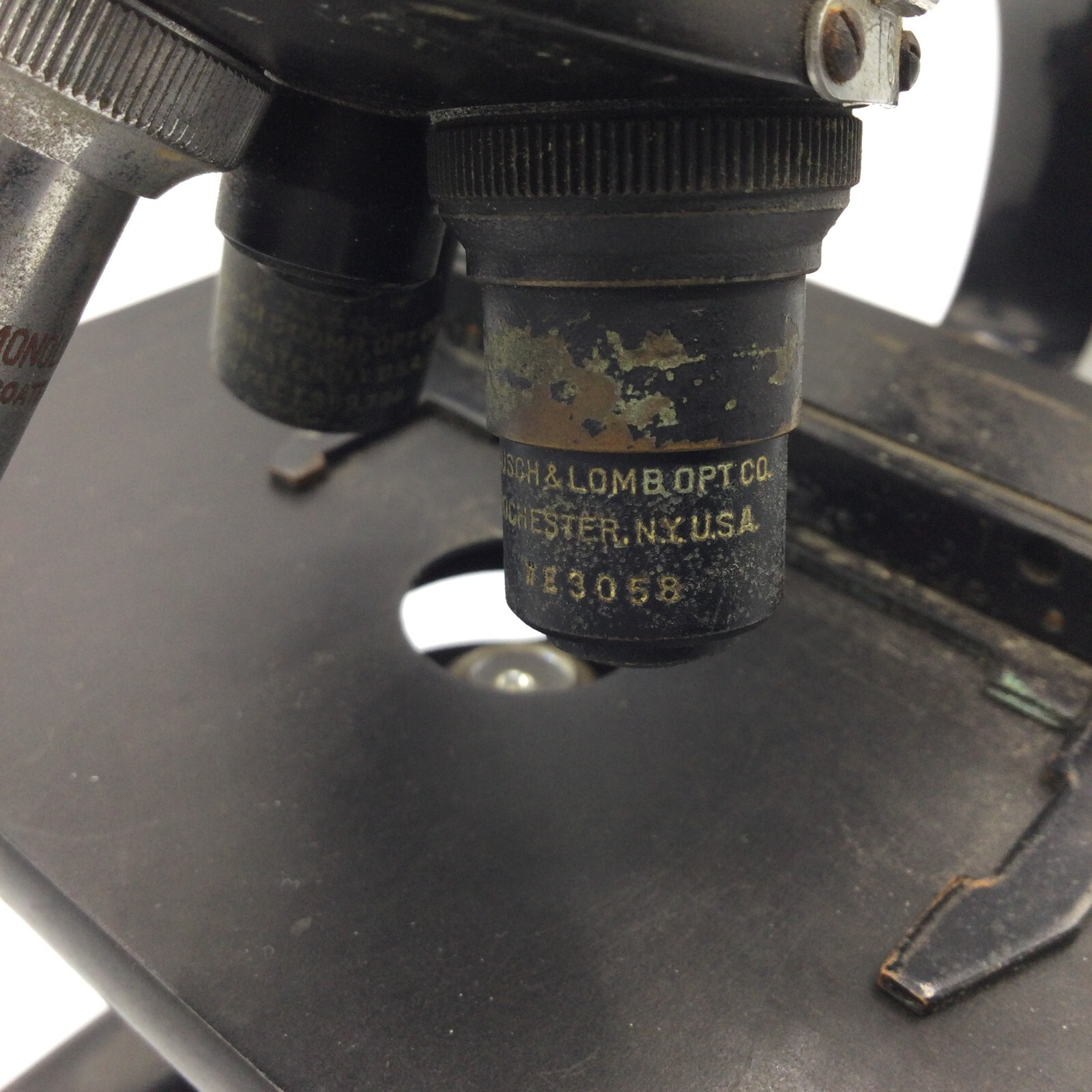 Vintage Spencer Buffalo Cast Iron Microscope 218515