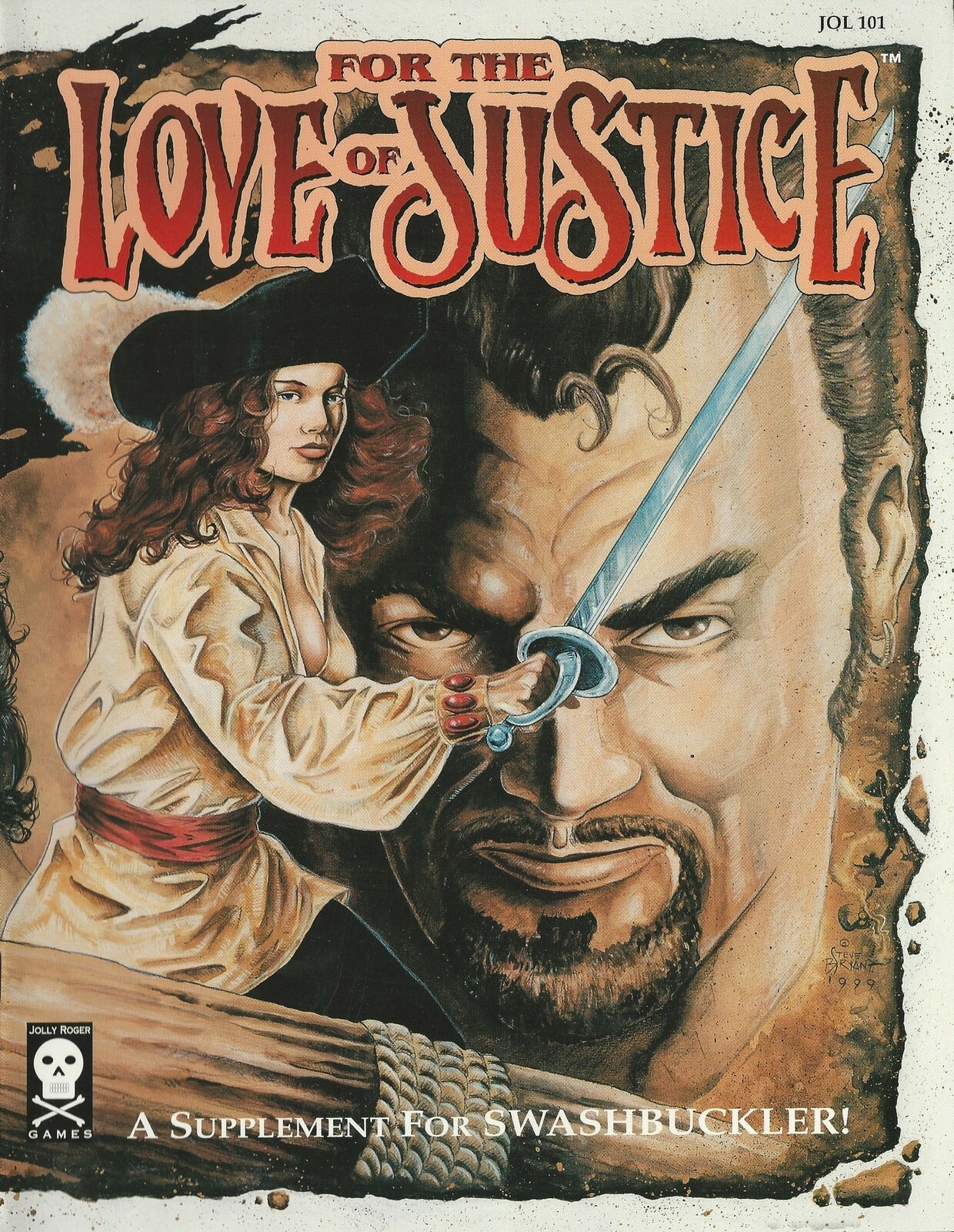Swashbuckler - For the Love of Justice Adventure Supplement Jolly Roger Games FS