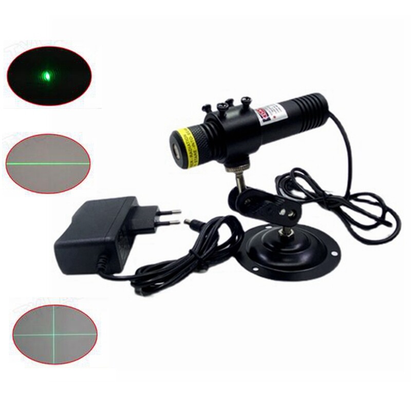 Waterproof 520nm 30-135mw Green Industrial Laser Diode Module 22x100mm