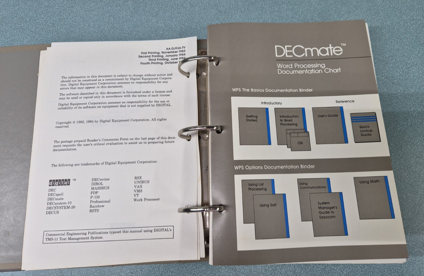 DECmate User Guides + 2 floppy disks, System Overview and System Test. UNTESTED