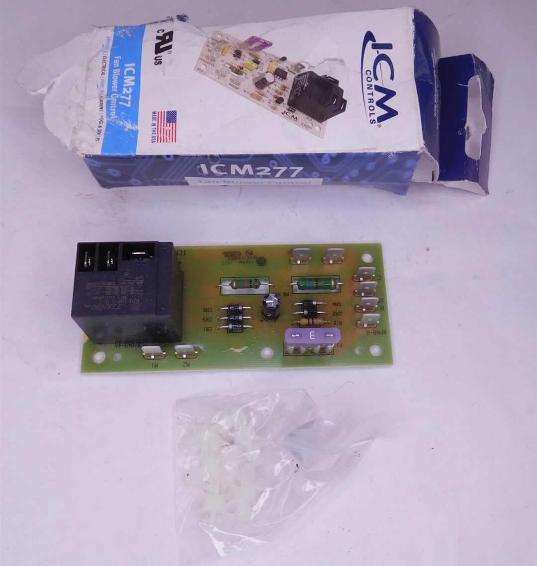 ICM ICM277 Fan Blower Control Board Dual On/Off Delay Timer (012025)