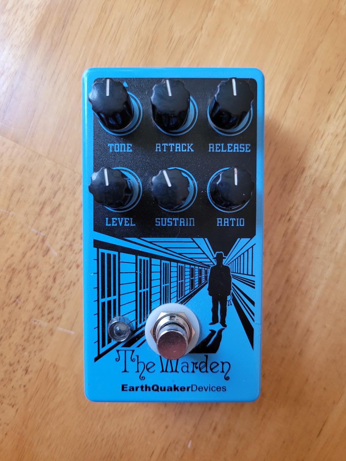 Earthquaker Devices The Warden compressor guitar effect pedal