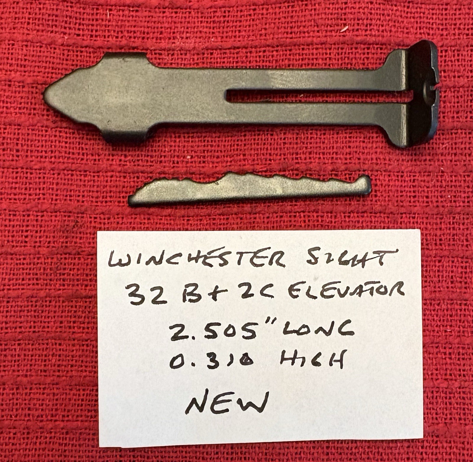 Winchester .22 Rear Sight 32B & 2C Elevator - NEW