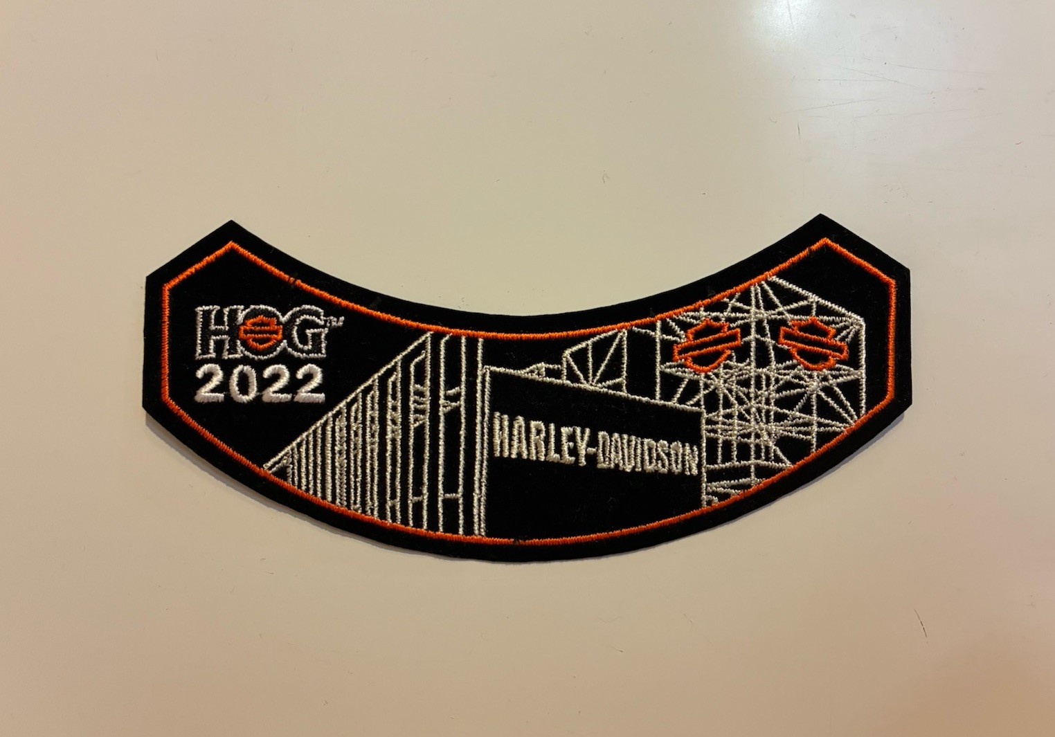 NEW 2022 HOG Harley Davidson Owners Group Patch Rocker Motorcycle