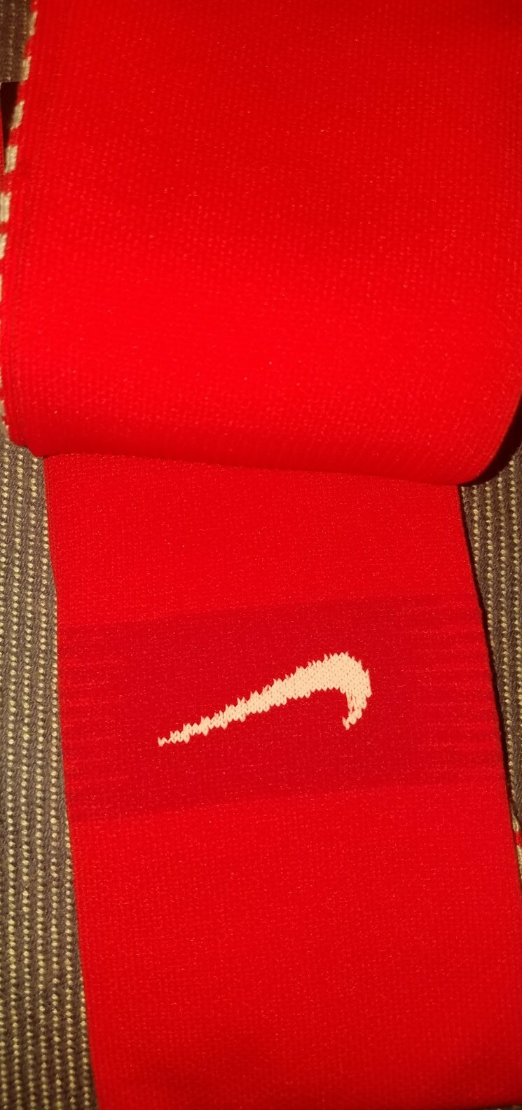 Nike Matchfit Knee High Red Soccer Socks Men's 6-8 Women's 6-10 New