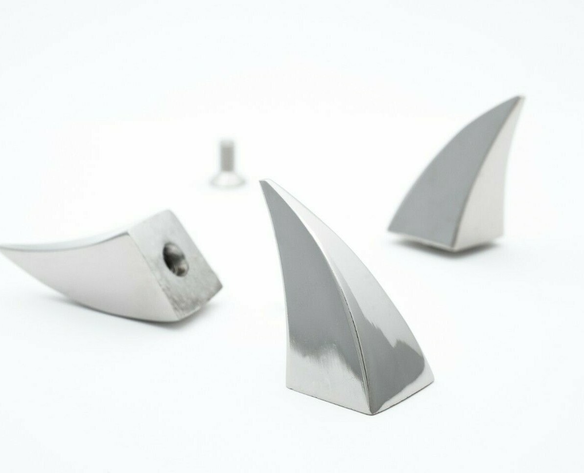 20 pieces -Large Dragon Claws Silver. Smooth side Studsandspikes Leathercrafting