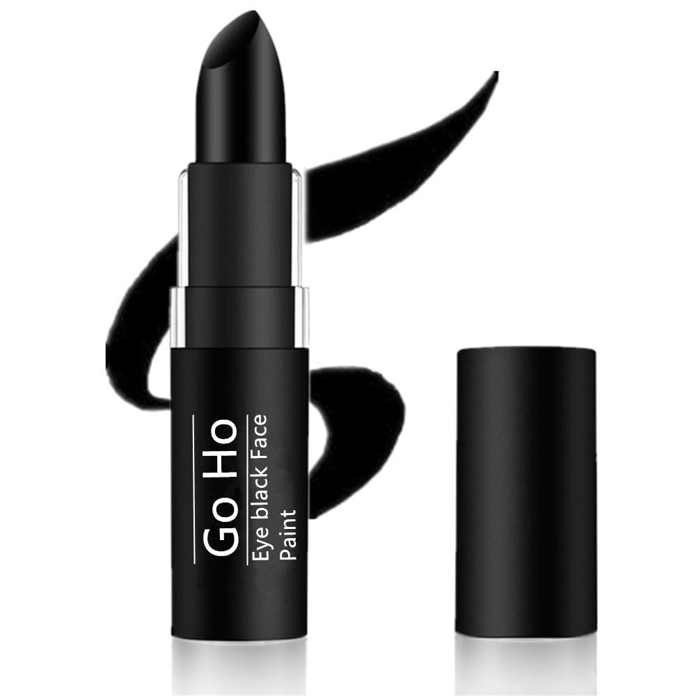 Eye Black,Easy to Color Black Face Paint Stick,Waterproof Eyeblack Baseball Stic