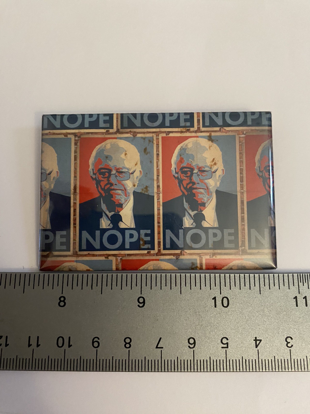 Nope Bernie Sanders Pin Back Button P100