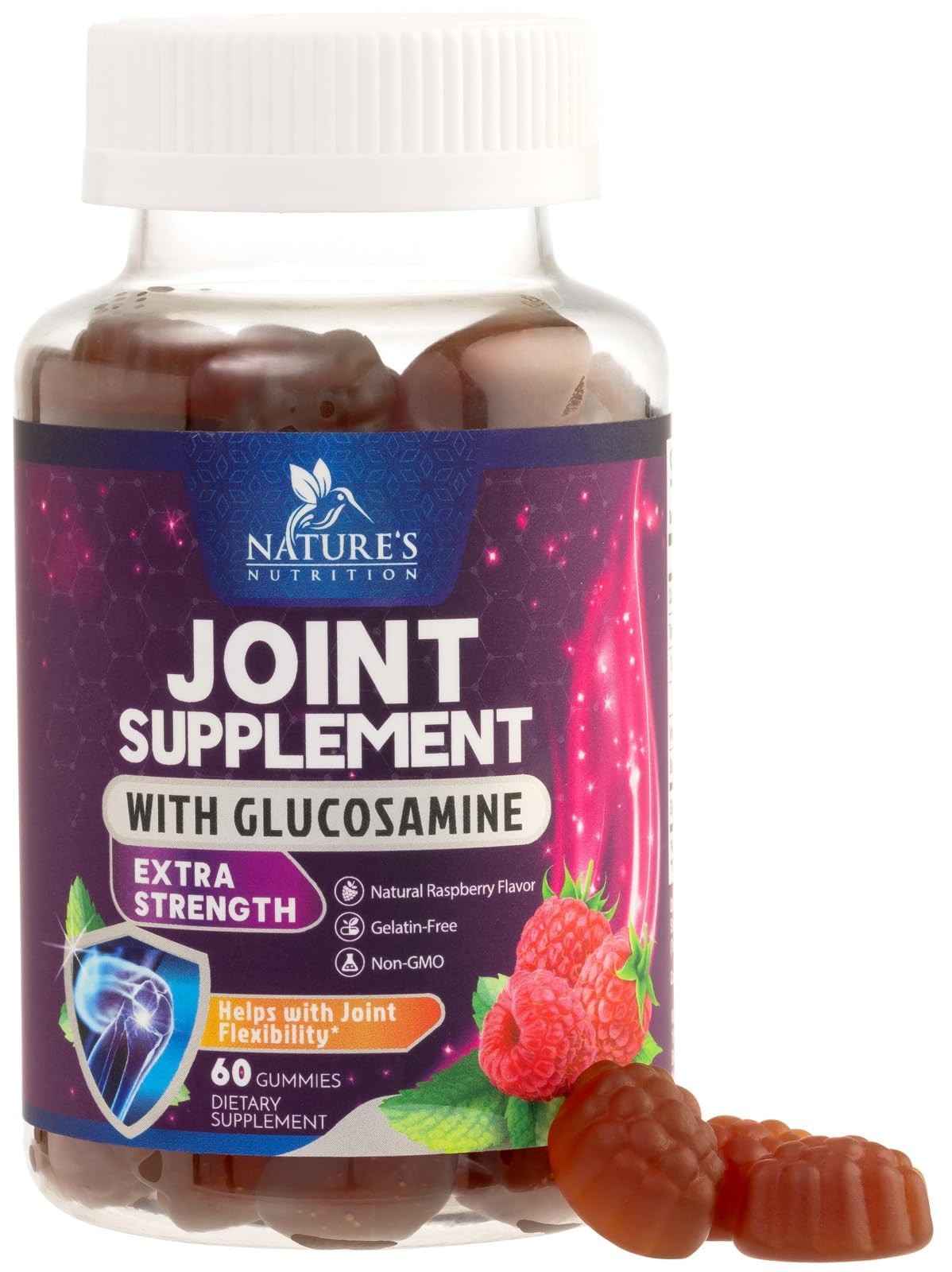 Joint Support Gummies - Glucosamine Plus Vitamin E 60 Count (Pack of 1)
