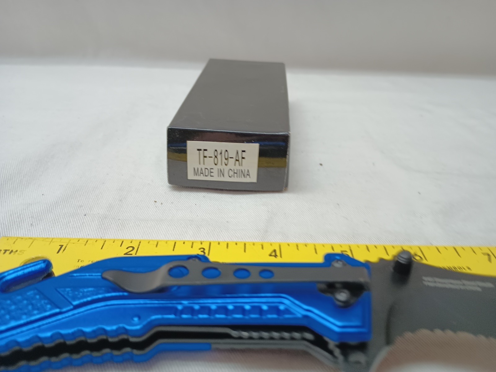 US Air Force Assisted Open Opening POCKET KNIFE LED Flashlight (Needs Batteries