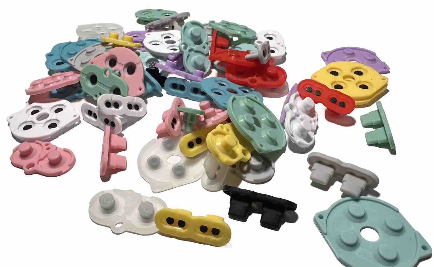 Replacement Nintendo Game Boy Color GBC Silicone Rubber Button Pads Set